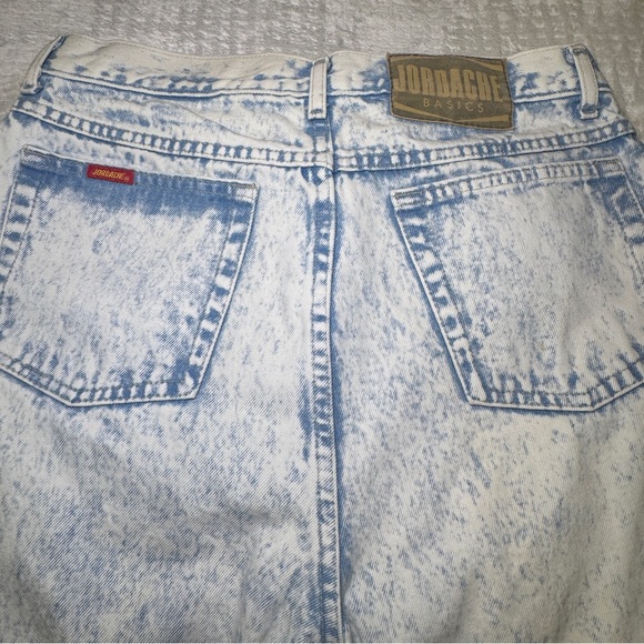 Vintage Jordache Acid Washed Denim Blue Jeans Mom Jean 80’s Retro - Picture 4 of 12